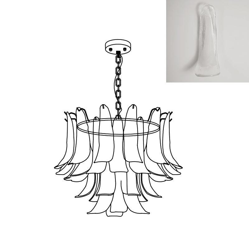 Lustre pétales Kecaléline