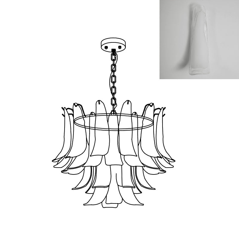 Lustre pétales Kecaléline