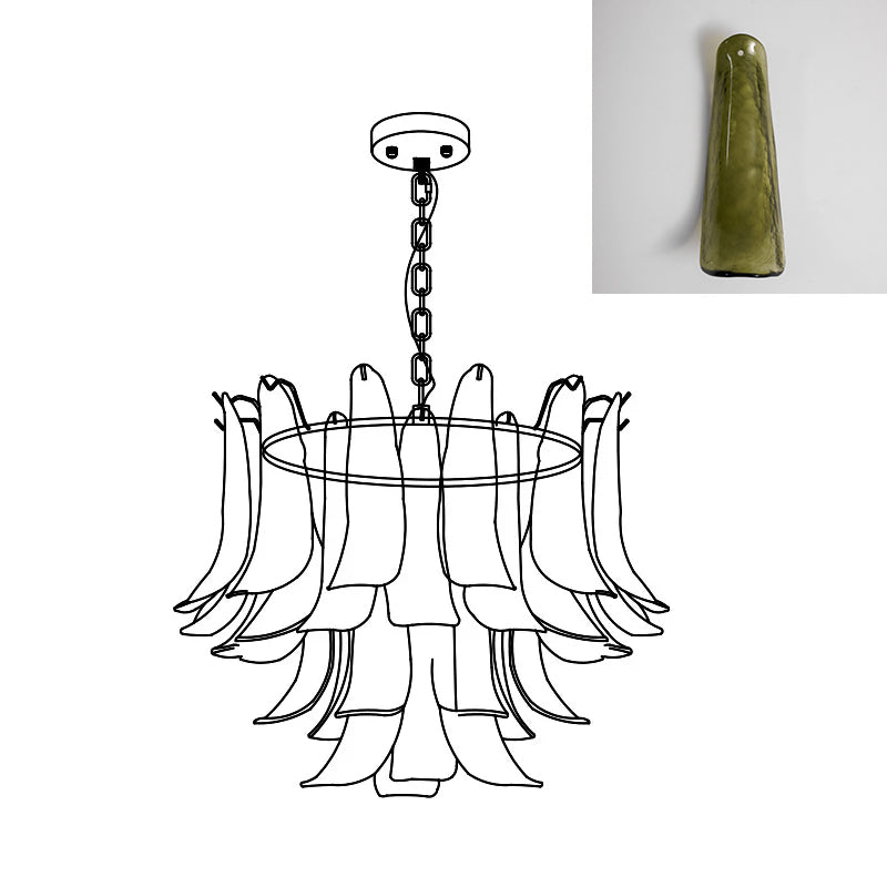Lustre pétales Kecaléline