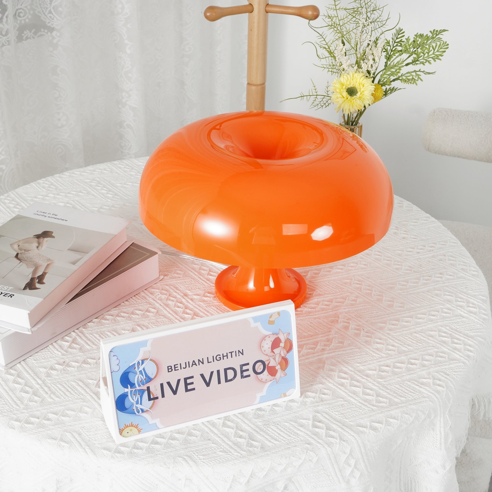 Lampe de table champignon Keoneno