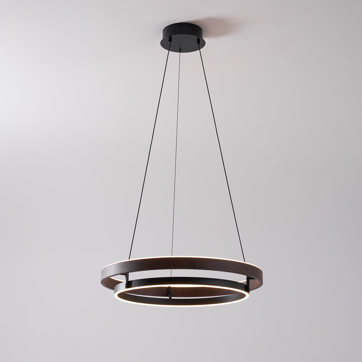 Lustre double anneau Hainelle