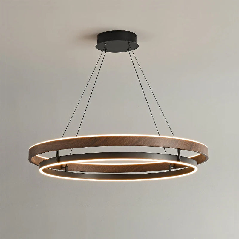 Lustre double anneau Hainelle