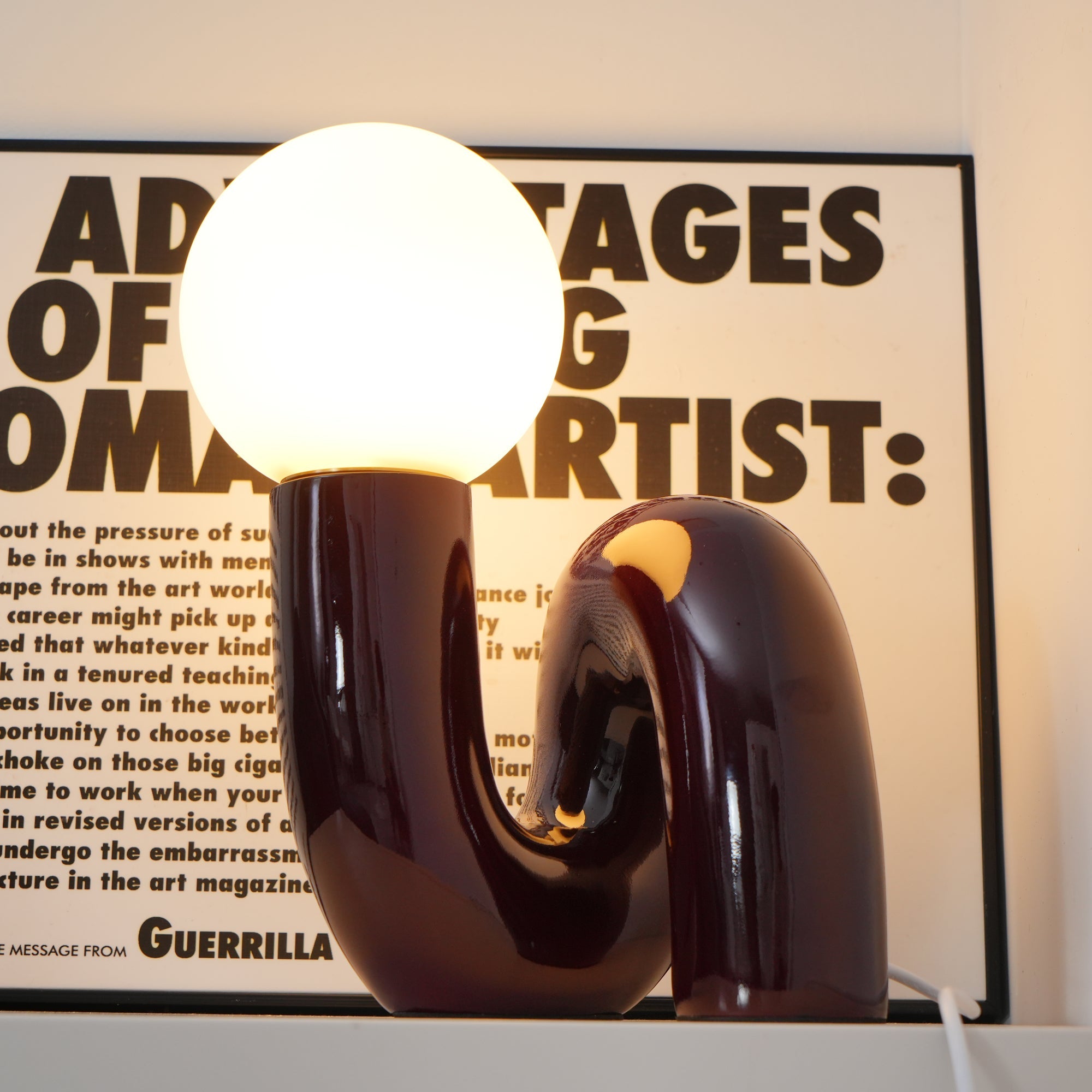 Lampe de table spirale Vaellorin