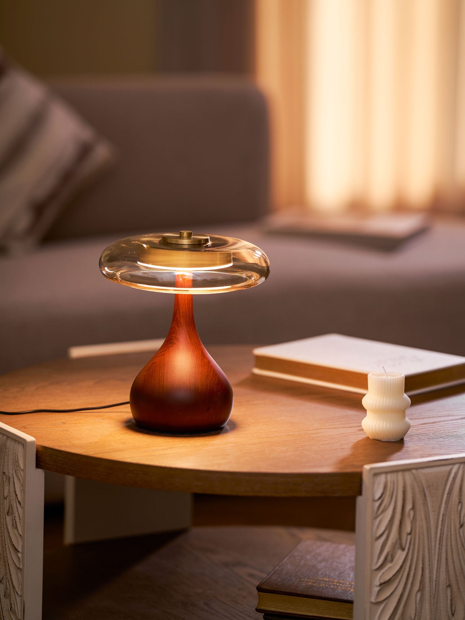 Lampe de table sculpturale Beiris