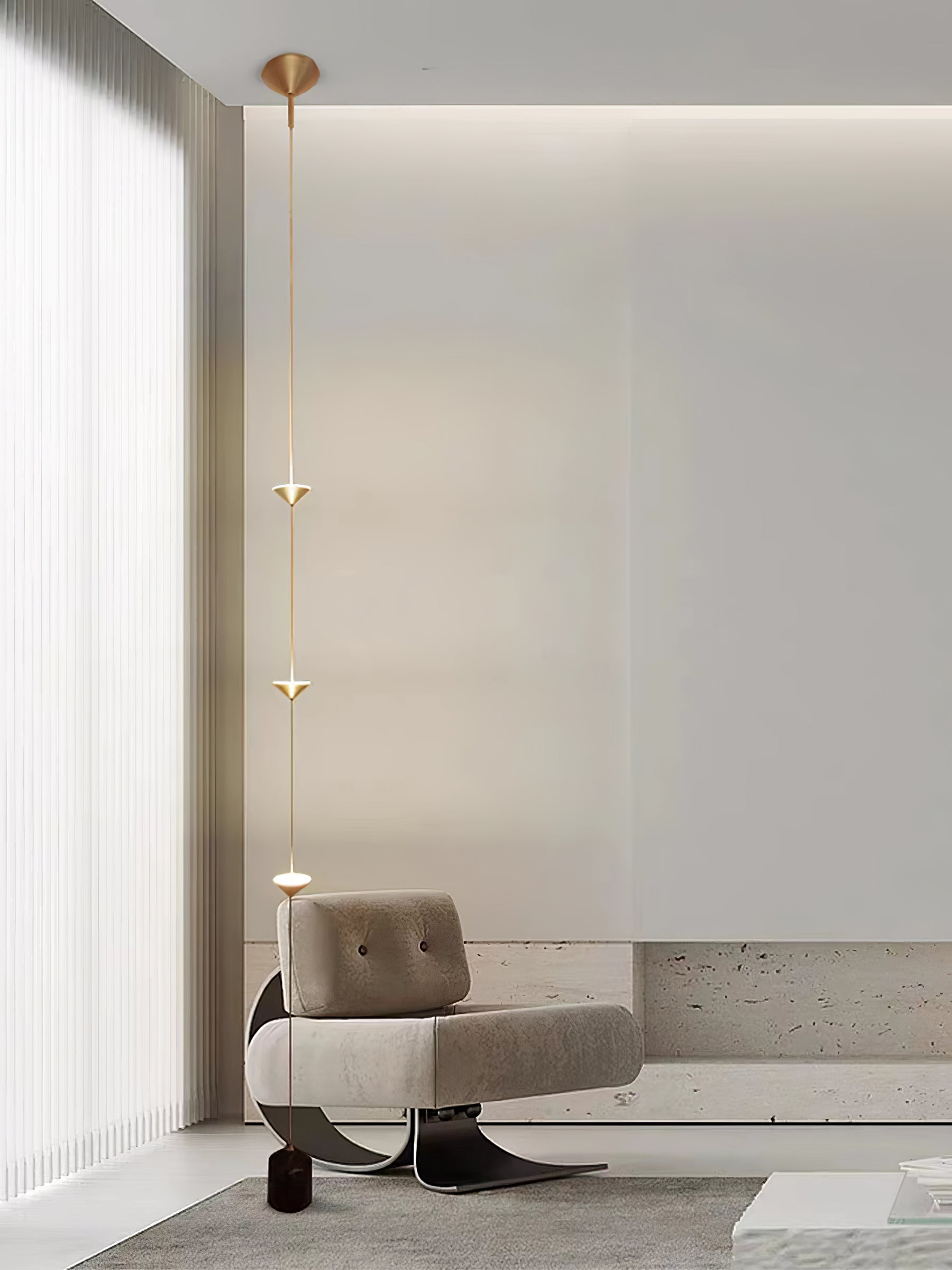 Lampadaire linéaire Marinico