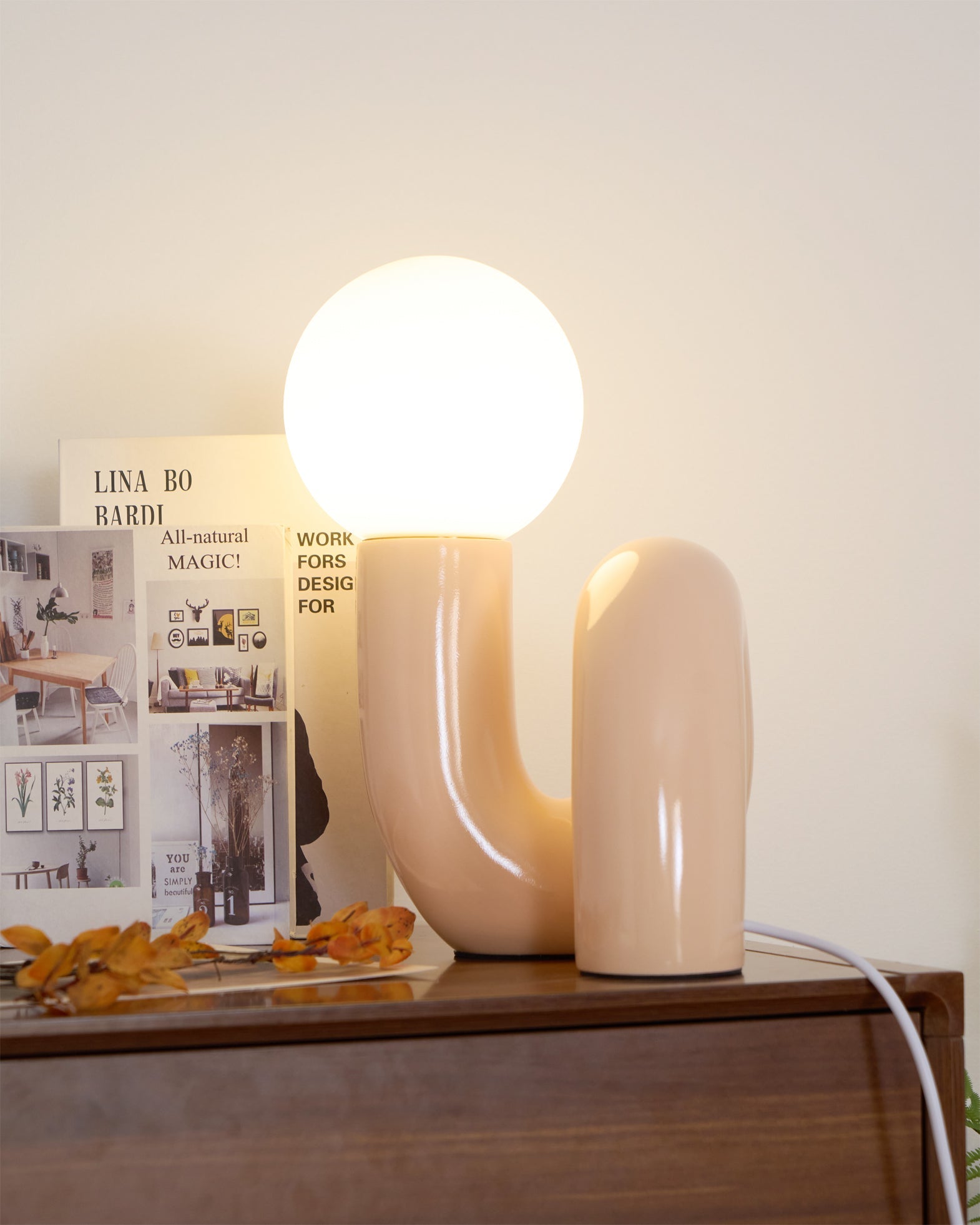 Lampe de table spirale Vaellorin