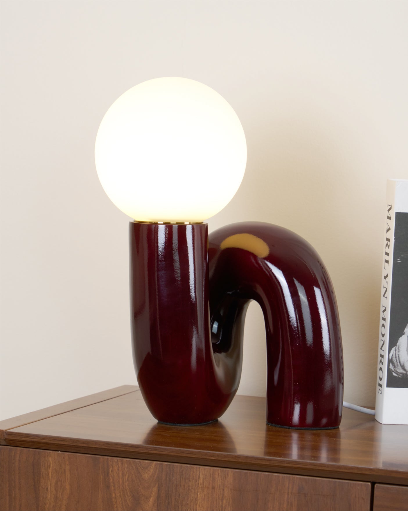 Lampe de table spirale Vaellorin