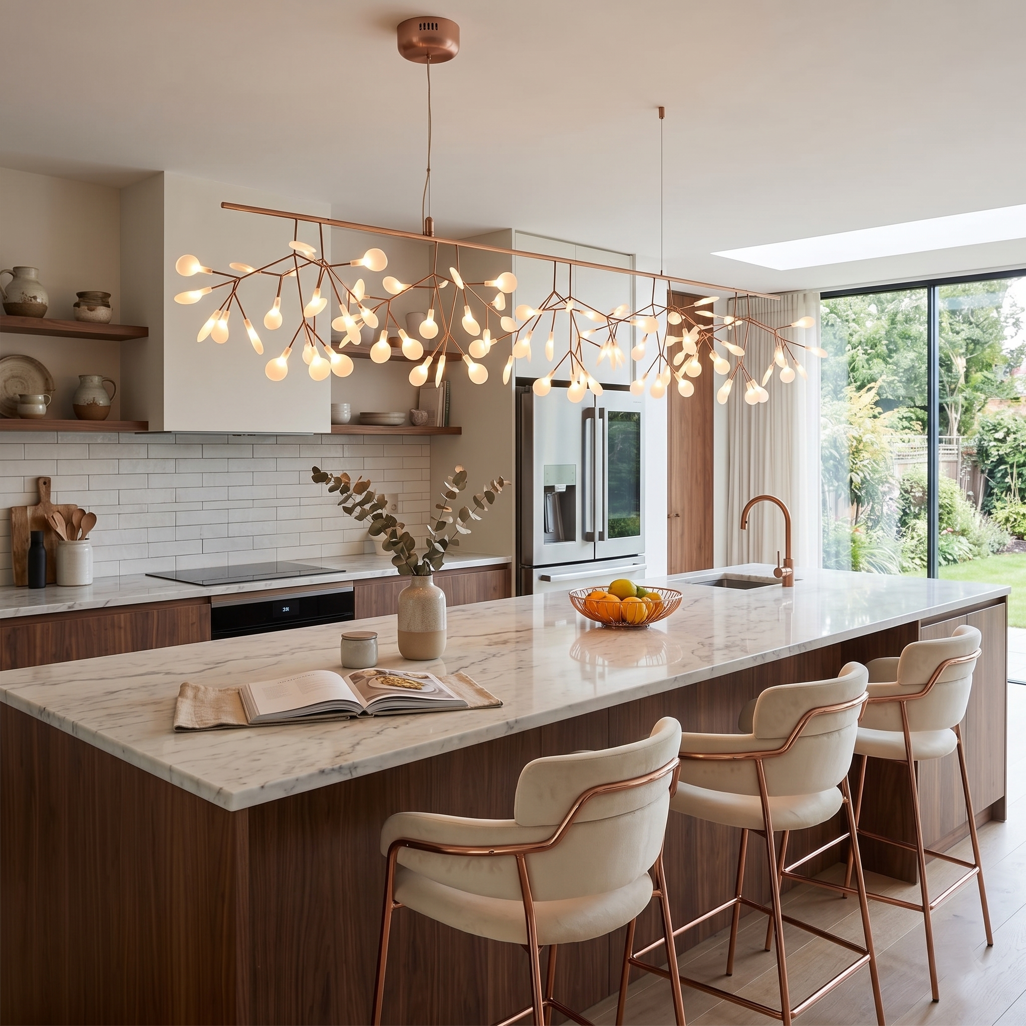 Lustre sculptural Iloreux
