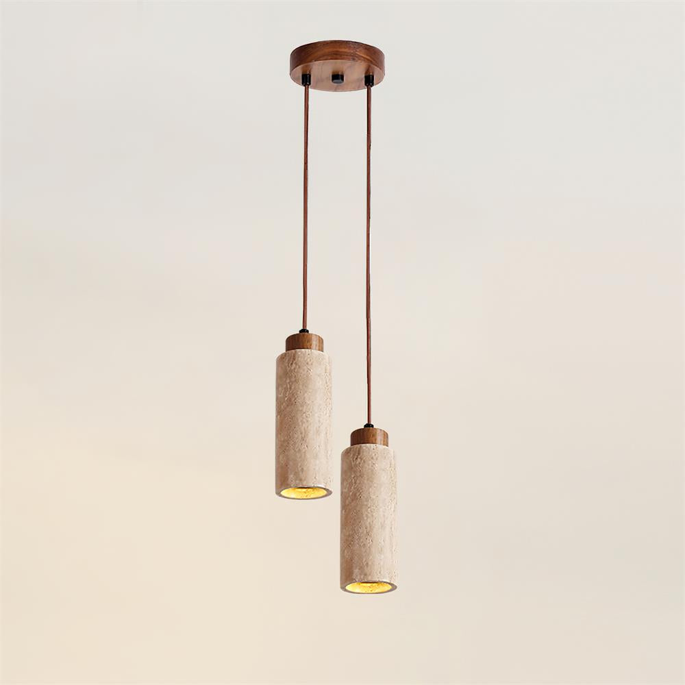 Suspension en travertin Elurya