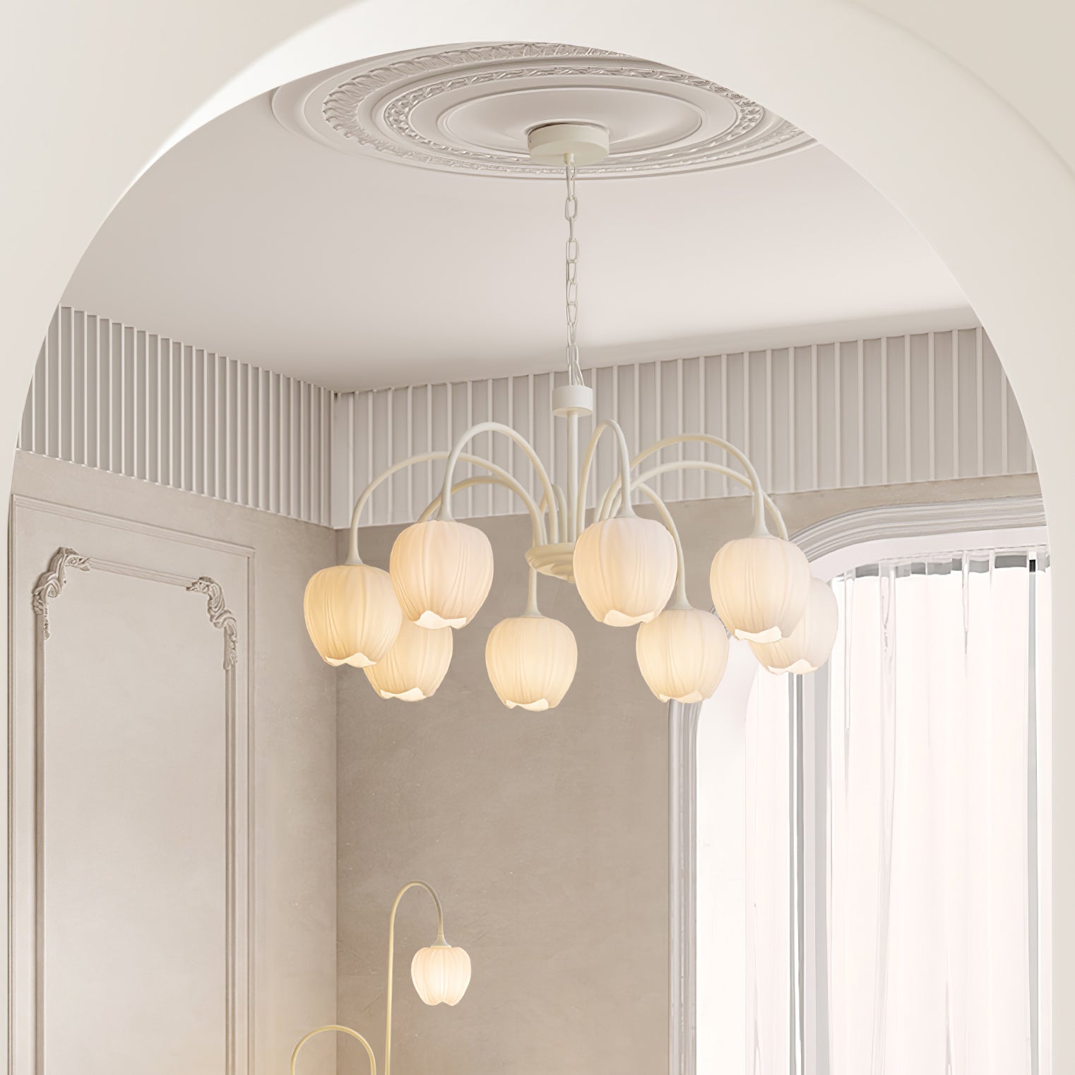 Lustre floral Ermarluné
