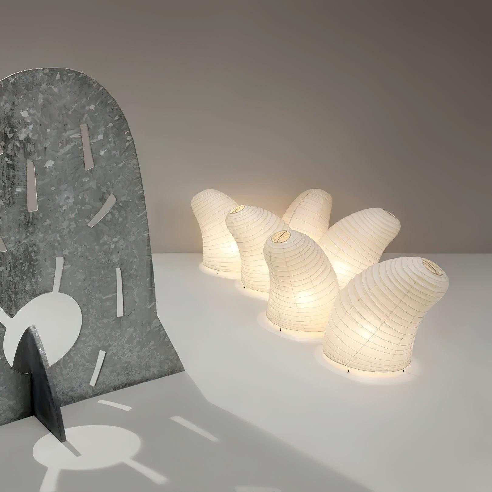Lampe de table japonaise Pélvionalis