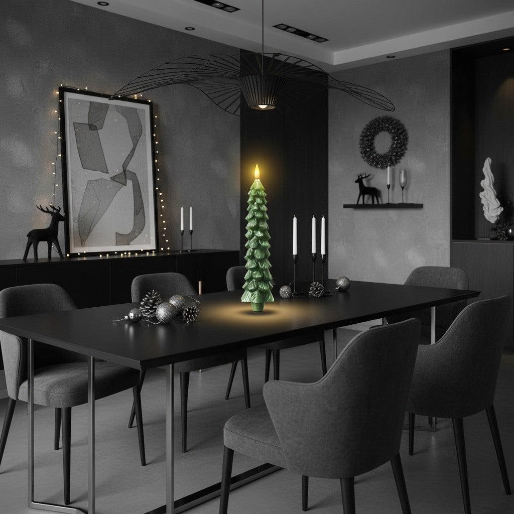 Bougies Sans Flamme Sans Fil De Noël (lot de 3) - Valora Design