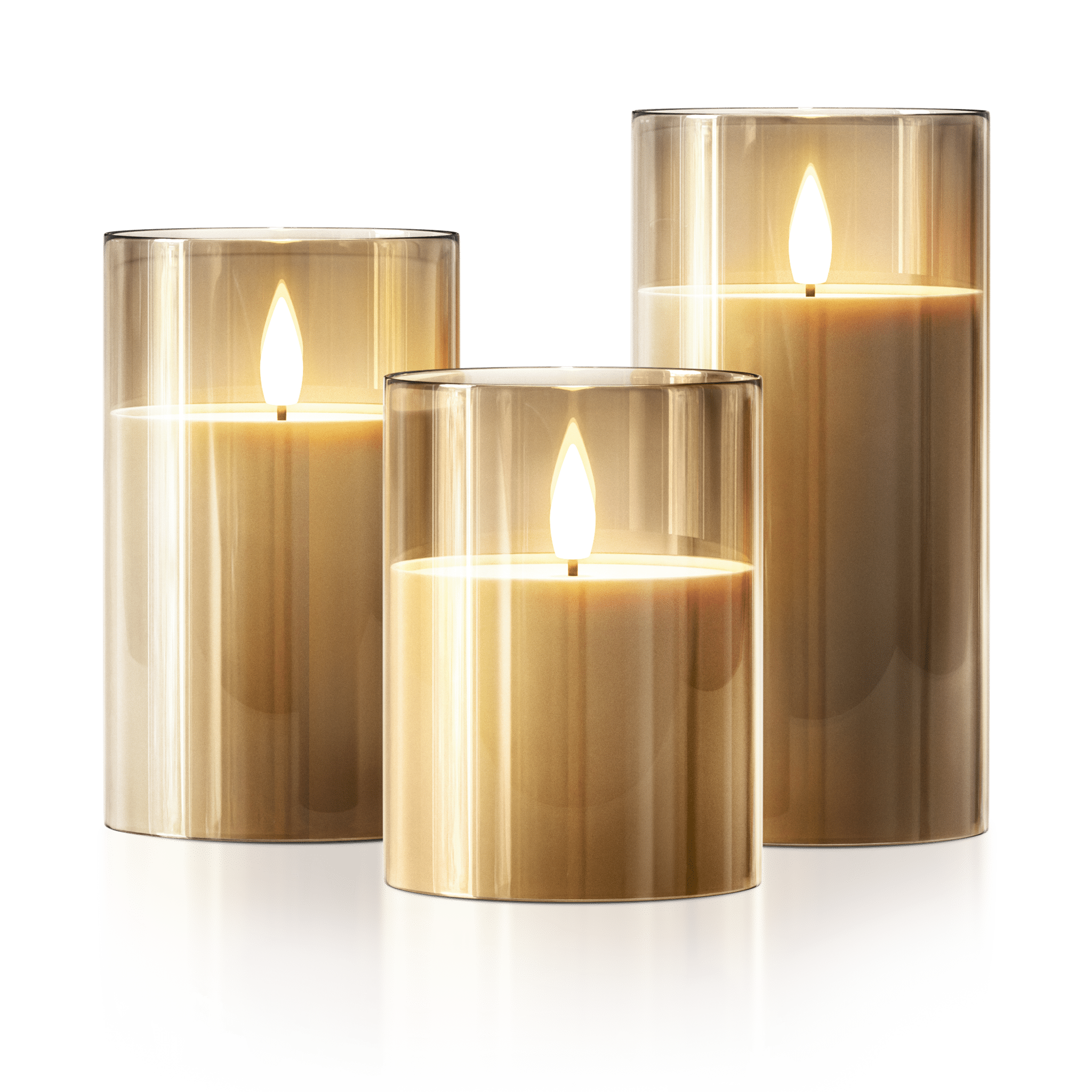 Bougies Sans Flamme Sans Fil (lot de 3) - Valora Design