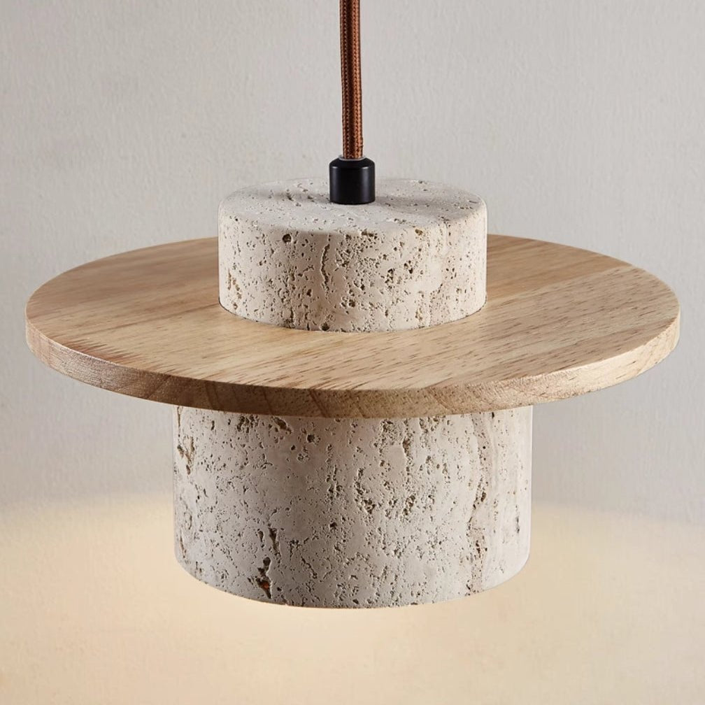 Lumion suspension travertin - Valora Design