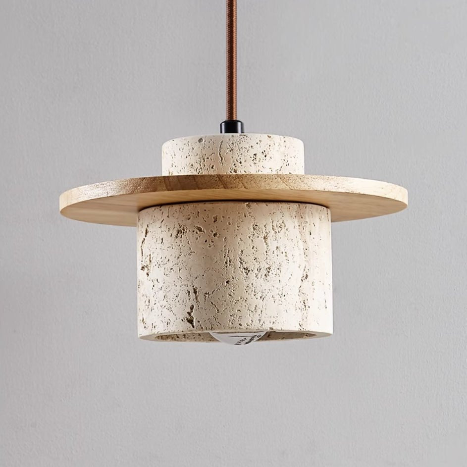 Lumion suspension travertin - Valora Design