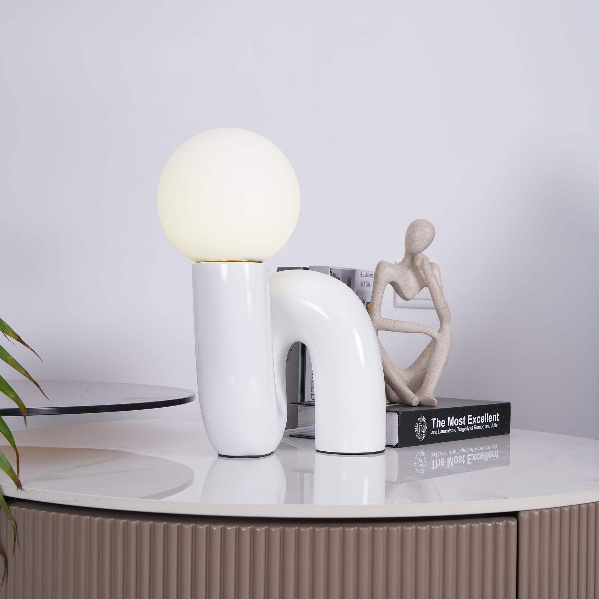 Lampe de table spirale Vaellorin