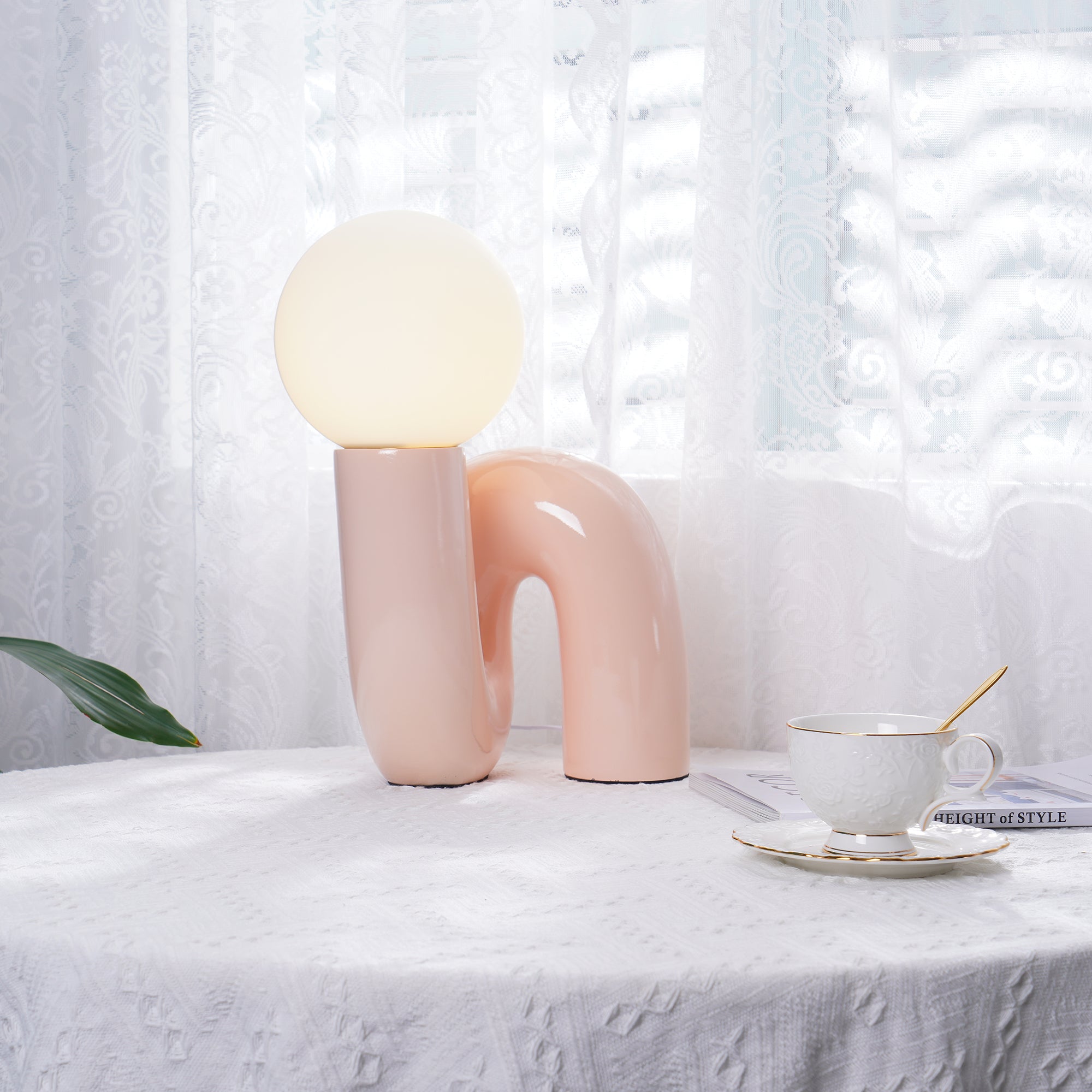 Lampe de table spirale Vaellorin