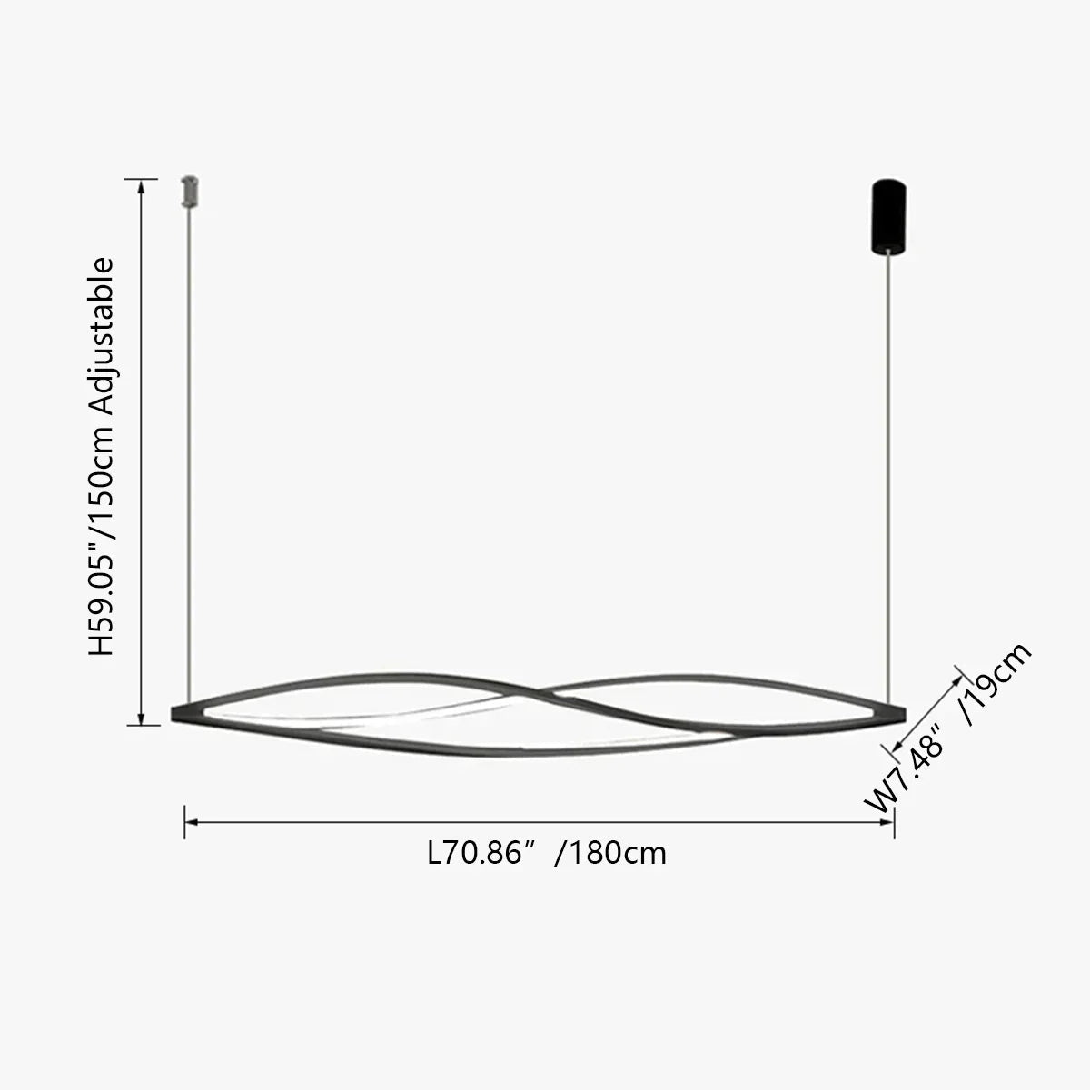 Suspension Valdieux Twist - Valora Design